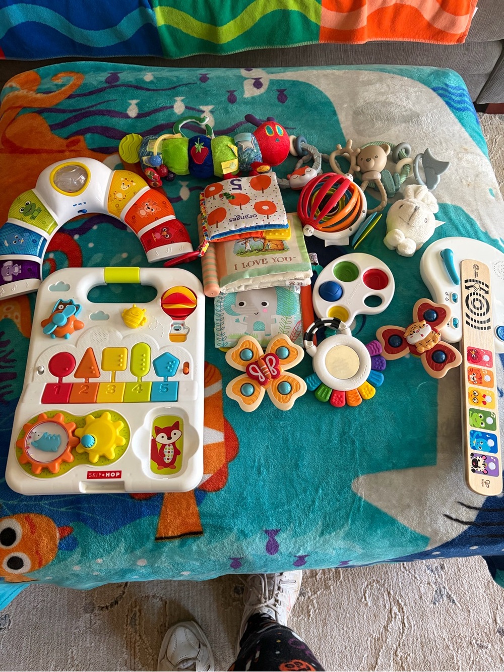 Baby Einstein Infant Toy Lot Musical Plush books Teething Toys